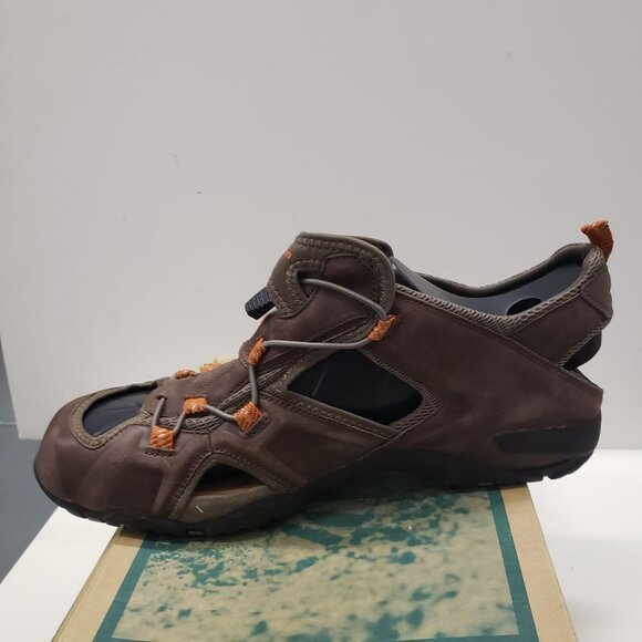 Dunham Men\'s‎ Vibe Ruggards Tout Aller Brown Leather Sandals - Size 13 main image 8